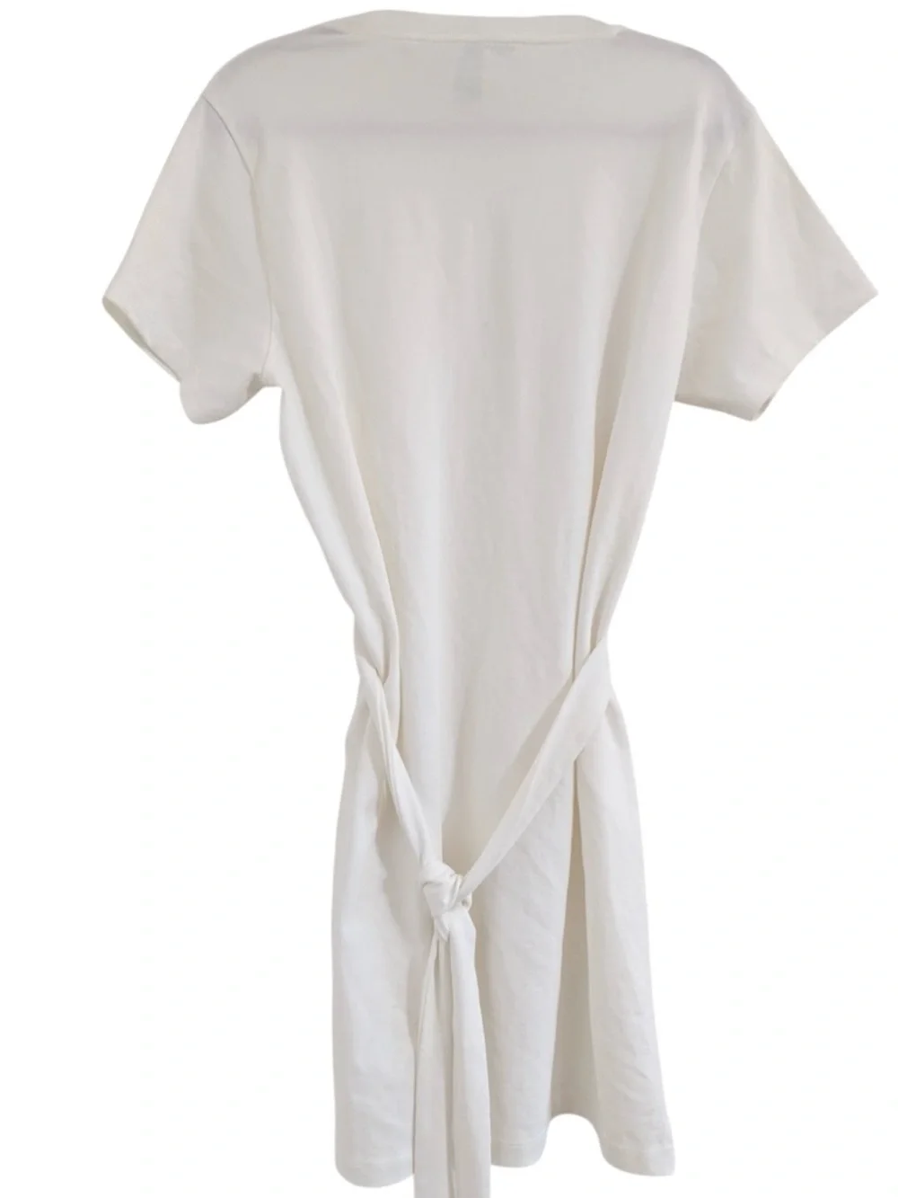 Vince Short Sleeve Waist Tie Dress Minimalist Chic NWT NEW - Picture 5 of 8